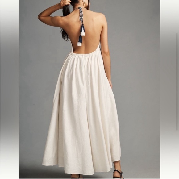 NEW Farm Rio Embroidered Halter Maxi Dress - Picture 7 of 13